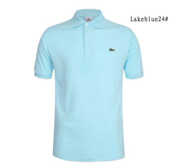 

Брендовая одежда Мужская мода повседневная мужчины вышивка рубашки поло твердые