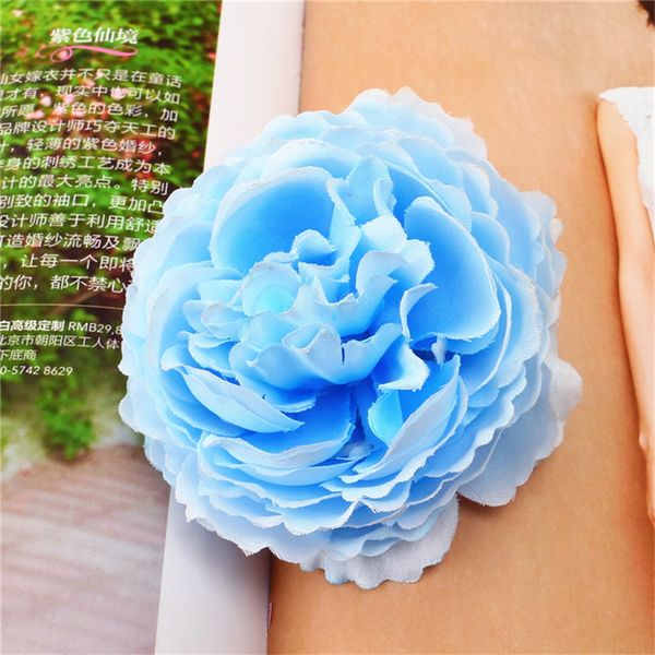 

lin man artificial silk scrapbooking flowers ball colourful rose flower head for wedding or home or party decoration