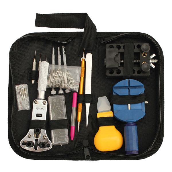 

144pcs watch back case opener remover repair screwdriver kit watchmaker tool set