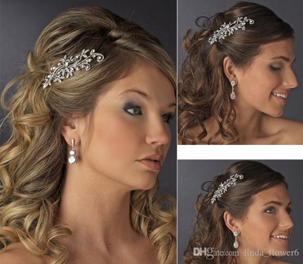 Bling Bridal Comb Head Pieces 2019 Classic Silver Plated High