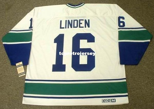 

wholesale mens trevor linden vancouver canucks 1970's ccm vintage away retro hockey jersey, Black;red