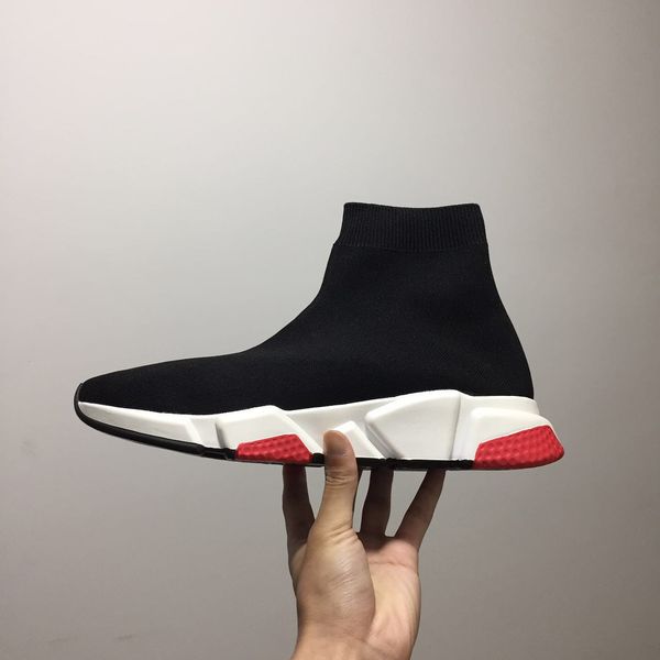 

2020 sock shoe speed trainers sneakers speed trainer sock race black shoes men and women nice black shoes 36-45