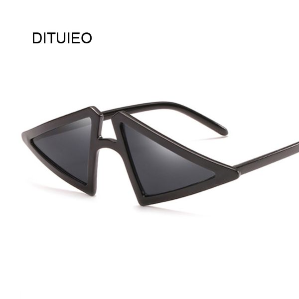 

retro cat eye sunglasses women oversized frame triangle sun glasses women eyewear feminino lunette soleil, White;black