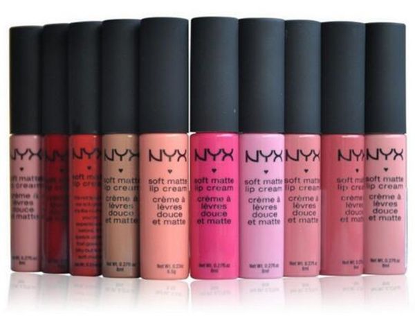

NYX Макияж 12 Цветов Матовая Lipstic Cream Очаровательная Длительная Ежедневная Вечеринк