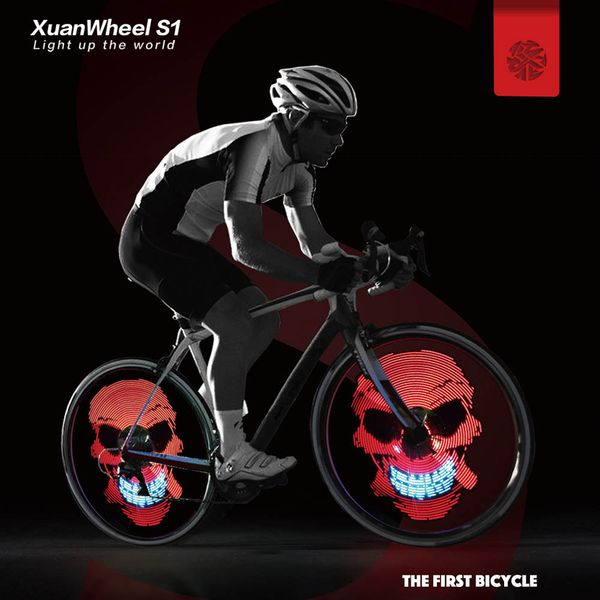 

bike wheel lights led bicycle spoke light xuanwheel app for night riding 96pcss1 colorful led cycling light bike accessories