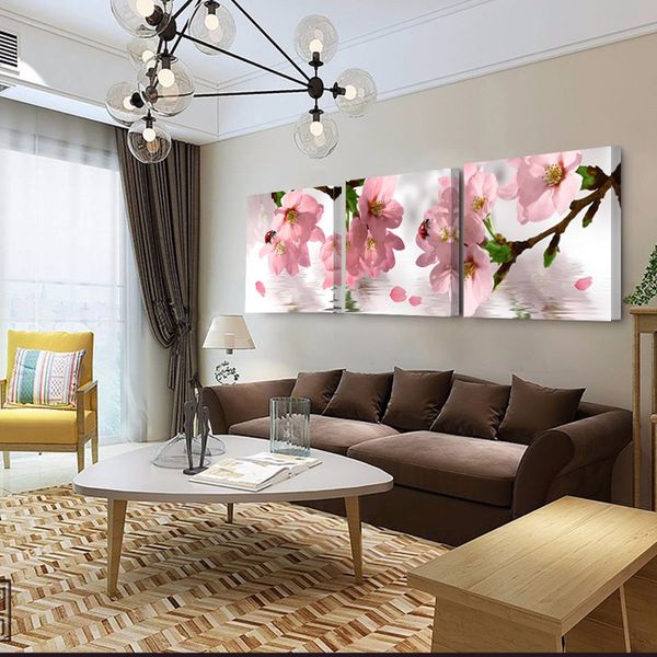 2019 Home Decoration Living Room Wall Picture Canvas Print Cuadros Oil Paintings Abstract Flower Tree Peach Blossom From Onlybrand 14 93