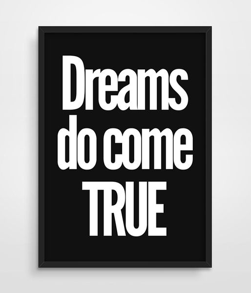 2019 Digital Print Dreams Do e True Inspiring Bedroom Wall Art Decor Apartment Living Decor Awesome Quote Black And White Painting From 2019 Digital Print Dreams Do e True Inspiring Bedroom Wall Art Decor Apartment Living Decor Awesome Quote Black And White Painting From