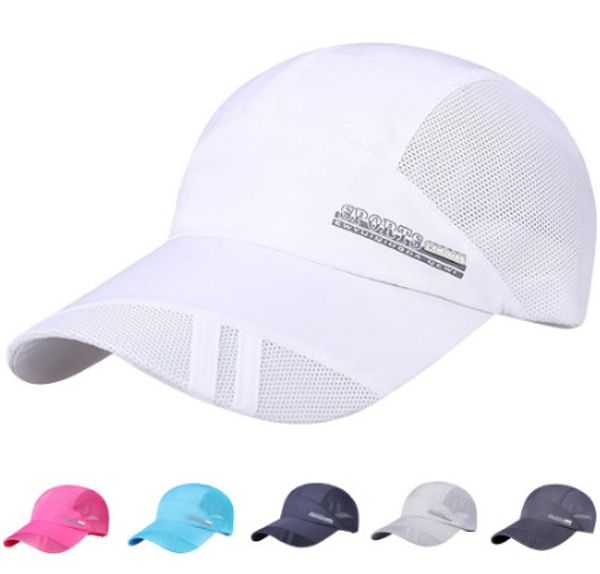 

2018 summer baseball cap mesh women and men baseball sunscreen hat outdoor sports sun shade net mesh style wholesale net cap, Black;white