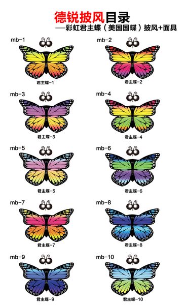 

10 styles rainbow monarch butterfly costumes multicolor option kids cosplay costumes child favor party holiday animal cosplay clothing, Blue