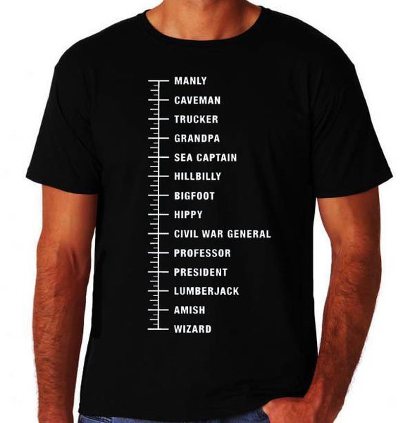 Beard Chart T Shirt