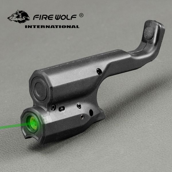 

FIRE WOLF Tactical Green Laser Sight Scope For 1911 Black Color Pistol Laser For Hunting Shooting