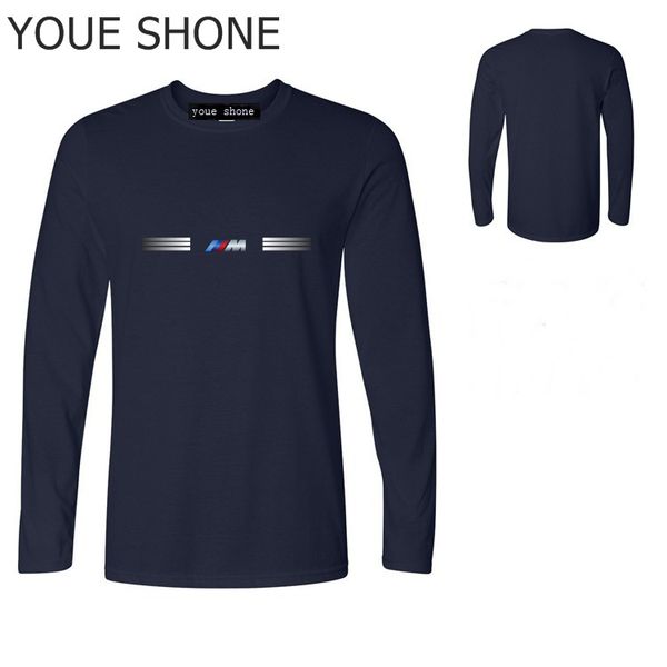 

men long sleeve tshirt new bayerische motoren werke m3 m series t-shirts m-series powerful car fans fitness basic t shirt pullover, White;black