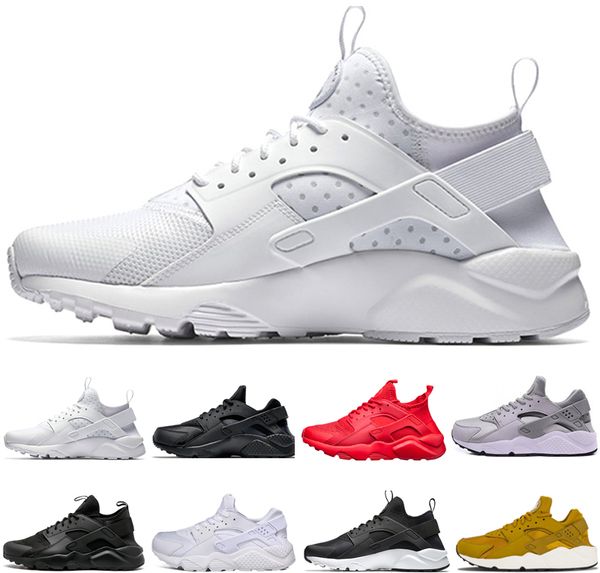 

nike shoes Huarache ультра кроссовки тройной белый черный мужчины женщины тренеры кроссовки красный серый Huaraches мужские женские кроссовки нас 5.5-11