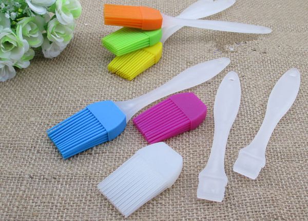 

24g food grade silicone oil brush heat resistant bbq brushes outdoor picnic cooking tools random colors order
