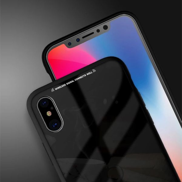 

totu style series for designer phone case tempered glass phone case glossy ultra thin tpu+pc back cover for iphone xs max case