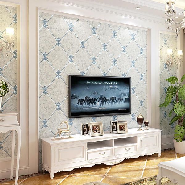 Beibehang Home Decoration Wall Deer Leather Velvet Wallpaper 3d Living Room Bedroom European Tv Backdrop Screen