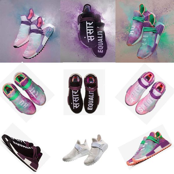 

Новая человеческая раса Фаррелл Уильямс Ху TR Обувь Спортивный ядро ​​черный Зап