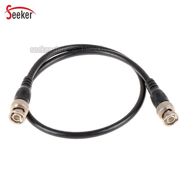 

50pcs/lot cctv cable bnc male to male cable 0.5m bnc extension cable rg59 connector for cctv security camera system