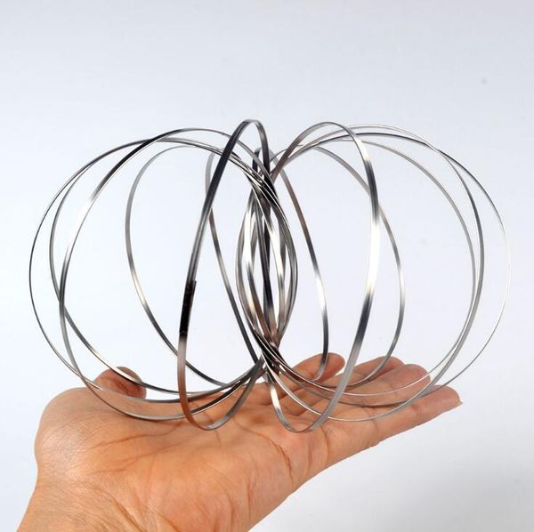 

creative pressure relief magic hand ring magic magic prop fluid bracelet design of the deformation iron ring stress relief toys