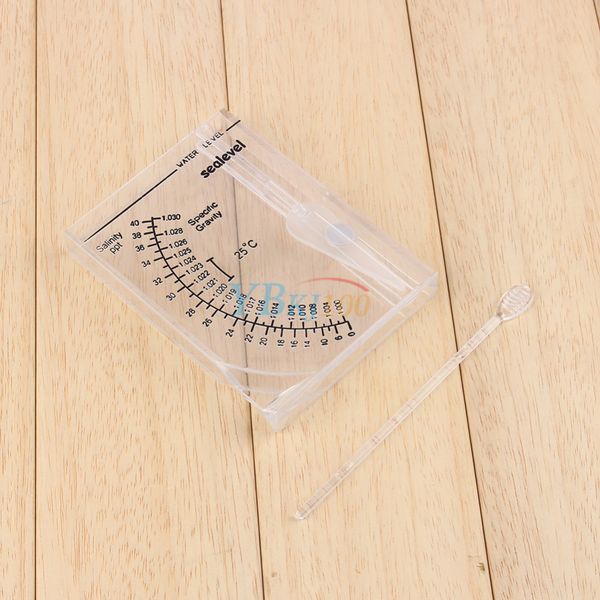 

automatic square saltwater hydrometer salt water salinity meter for aquarium marine sea saltwater accurate