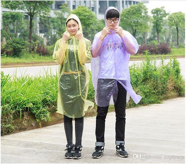 

disposable raincoat one-time emergency waterproof hood poncho travel camping must rain coat outdoor rain wear