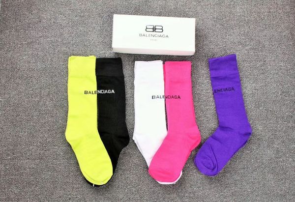 

B letter fa hion lady 039 ock olid color godde cotton tocking 5 pair box packed tide ock