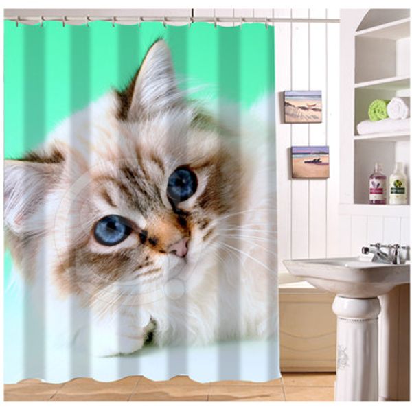 

yy612f31 new custom birman cat modern shower curtain bathroom waterproof lj-w31