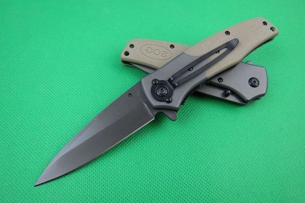 

SOG FA02 56HRC Pocket Folding Knife G10 Sand Color Handle Steel Blade Outdoor EDC Tactical Hunting Christmas Gift Knives Very Sharp P171R