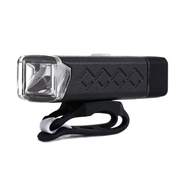 

usb rechargeable bike cycling light waterproof bicycle front flashlight