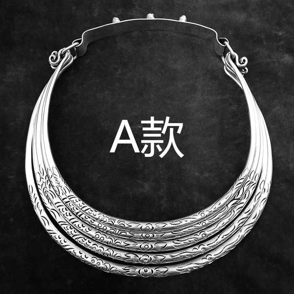 

sell new - handmade 5 layers of national wind collars, silver and elegant clavicle necklaces