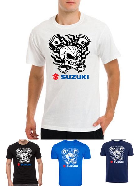 Suzuki Slim Fit Polo T Shirt EMBROIDERED Auto Moto Logo Motorcycle Mens Clothing