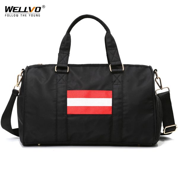 

men large travel bags nylon travel duffle women bags hand luggage female crossbody weekend xa57zc