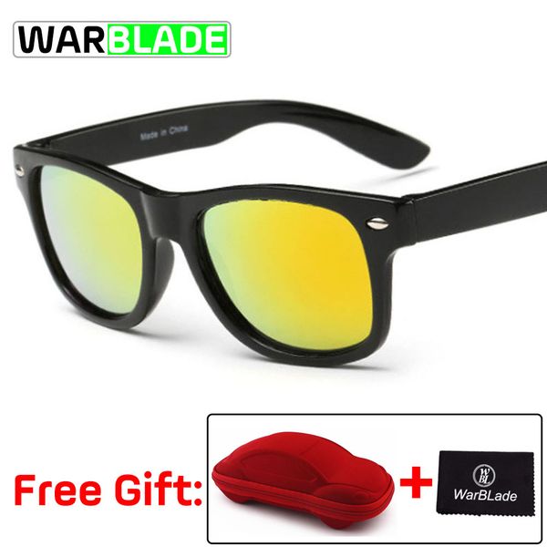 

warblade kids sunglasses cycling children sun glasses anti-uv baby vintage eyeglasses girl cool uv400 oculos de sol with case