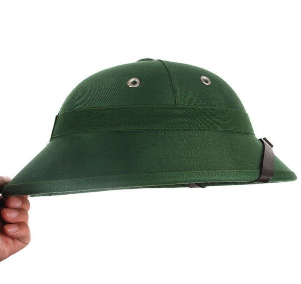 

vietnam war hat nva vietcong vc pith helmet jungle explorer cap green - world store, Black;white