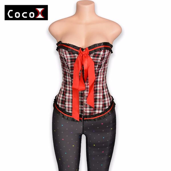 

2789 satin bone lace up steampunk corset bustier women corselet corset and bustier overbust slim strapless, Black;white