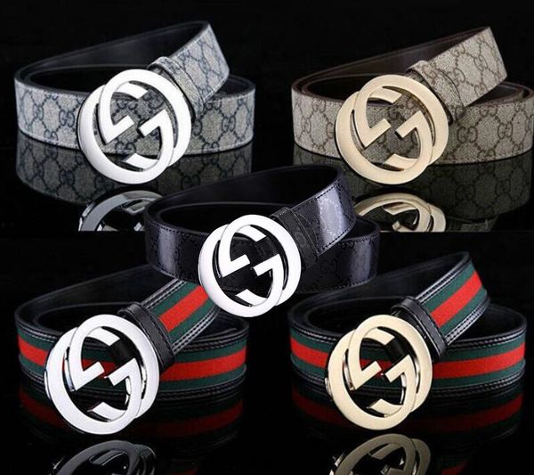 

Superior quality 2019 genuine leather men belt for jean famou male belt fa hion big logo buckle ca ual wai tband wai t trap