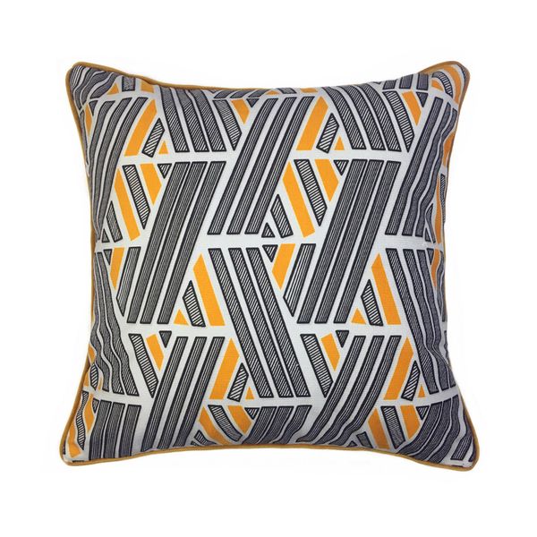 

modern orange black blend stripes decorative throw pillow case digital print velvet floor sofa chair home bedding cushion cover 45x45cm