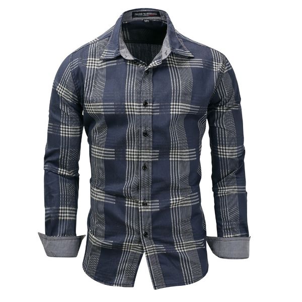 

sds men shirt brand 2018 male new pure cotton checked shirt, White;black