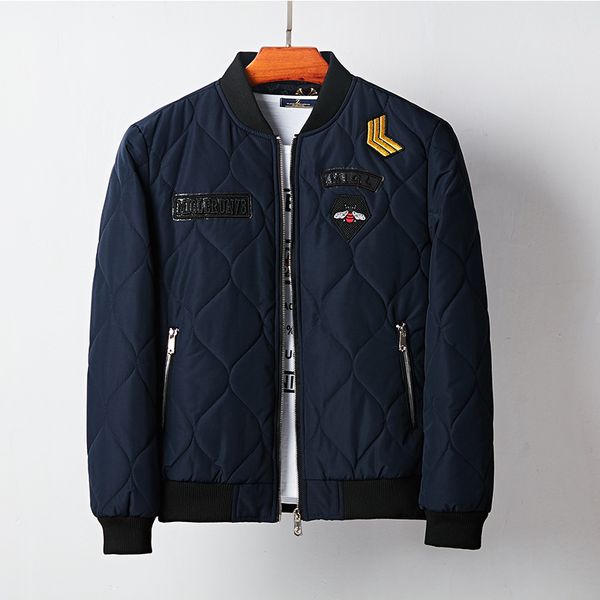 

brand new black winter jackets men coats slim cotton-padded parks sportswear outerwear thick warm chaqueta hombre