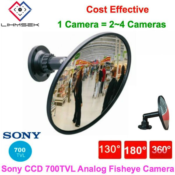 HD Sony 700TVL Analog Dome 360 Degree Wide Angle CCTV Camera Fish eye for Home
