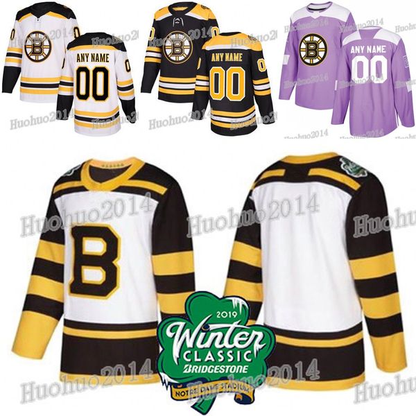 

Boston Bruins 2019 Winter Classic Jersey David Pastrnak Patrice Bergeron Zdeno Chara Tuukka Rask Torey Krug Hockey Fights Cancer Jerseys