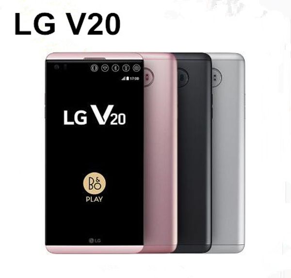 Telefono originale rinnovato LG V20 H910 H918 H990N VS995 F800 sbloccato 4 GB / 64GB 5.7 pollici Dual 16MP + 8MP Android OS 7.0 4G LT rinnovato