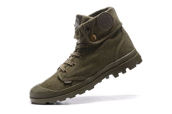 

pallabrouse army green turn help men military ankle boots canvas casual shoes men casual shoes eur size 39-45, Black;white