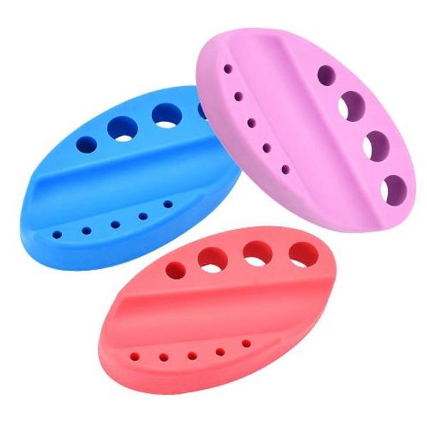 

tattoo ink cup cap holder permanent makeup tattoo accessories pigment stand holder oval durable silicone 3 available color