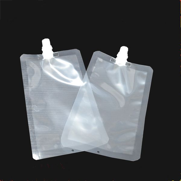 

500pcs/lot 200ml plastic drink packaging bag spout pouch for beverage liquid juice milk coffee t2i077