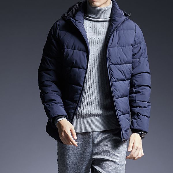 Großhandel 2018 Winter Mode Marke Jacke Herren Koreanische Dicke Hohe Qualität Streetwear Parka Einfarbigen Puffer Blase Mantel Männer Kleidung Von Großhandel 2018 Winter Mode Marke Jacke Herren Koreanische Dicke Hohe Qualität Streetwear Parka Einfarbigen Puffer Blase Mantel Männer Kleidung Von