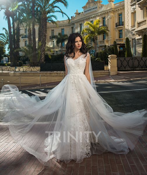 

beauty white lace/tulle scoop applique beads sheath wedding dresses bridal pageant dresses wedding attire dresses custom size 2-16 zw713280
