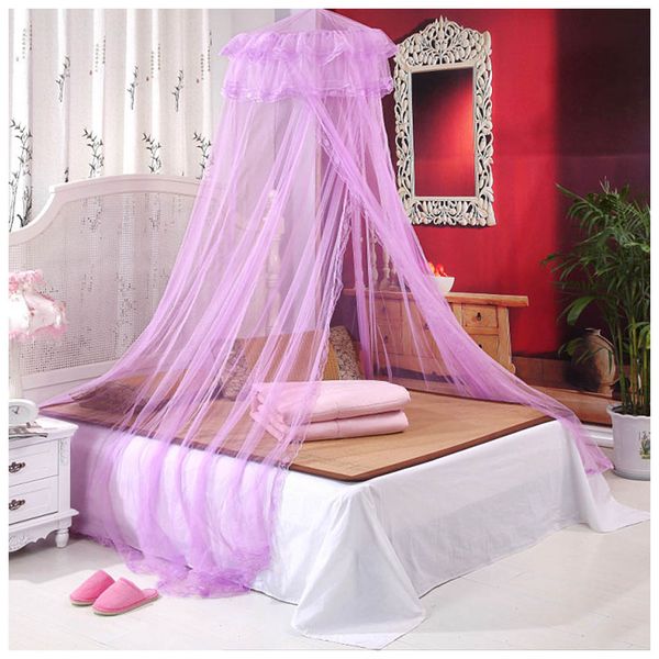 Grosshandel Heisser Verkauf Runde Spitze Vorhang Dome Prinzessin Konigin Bett Baldachin Moskitonetze Hoher Dichte Prinzessin Bett Netze Von Elecc 25 09 Auf De Dhgate Com Dhgate
