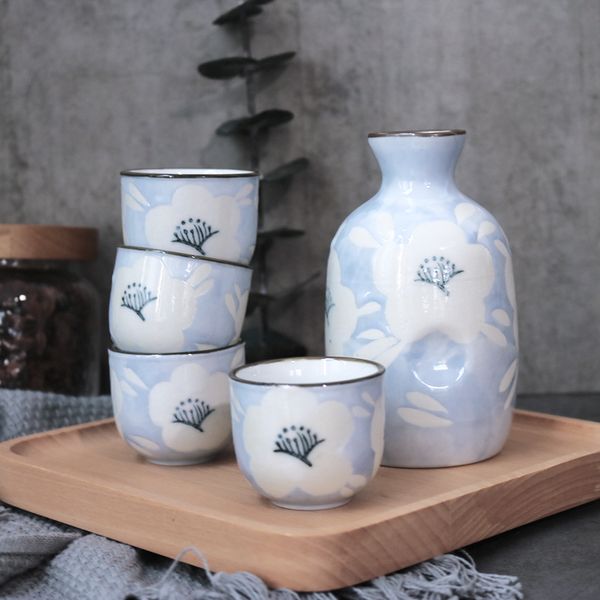 

chinese ceramics wine glass wine set japanese sake liquor household bottles jars of