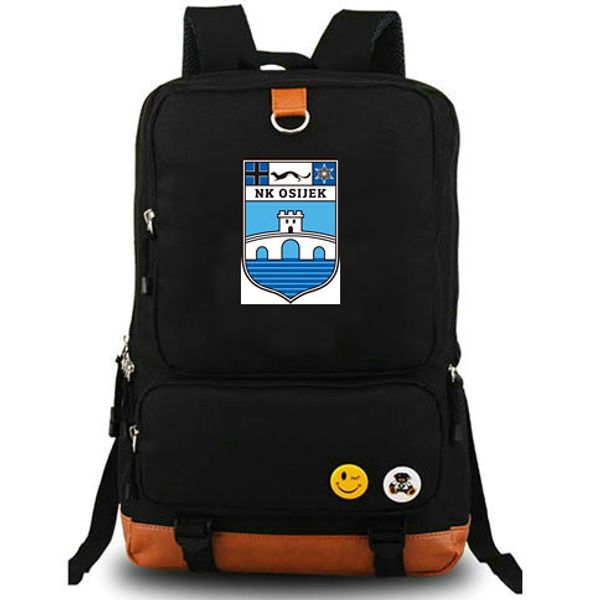 

nk osijek backpack bijelo plavi day pack football club school bag soccer team packsack rucksack sport schoolbag outdoor daypack